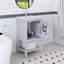 Ensemble de meuble-lavabo autoportant 20 po avec comptoir en céramique 20 po-102030513