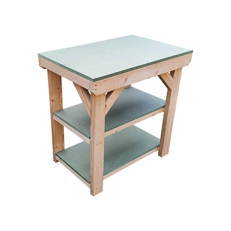 Parma 60cm Solid + Manufactured Wood Craft Table, 90cm H x 90cm W x 60cm D