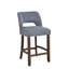 Tabouret de comptoir rembourré en bois massif-87925472-87925485