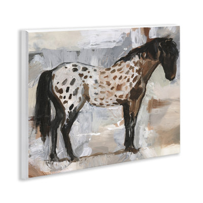 «Expressionist Dappled Horse», art mural par Victoria Barnes