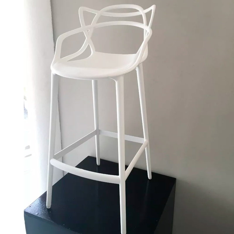 Tabouret 30 "Jane, Blanc