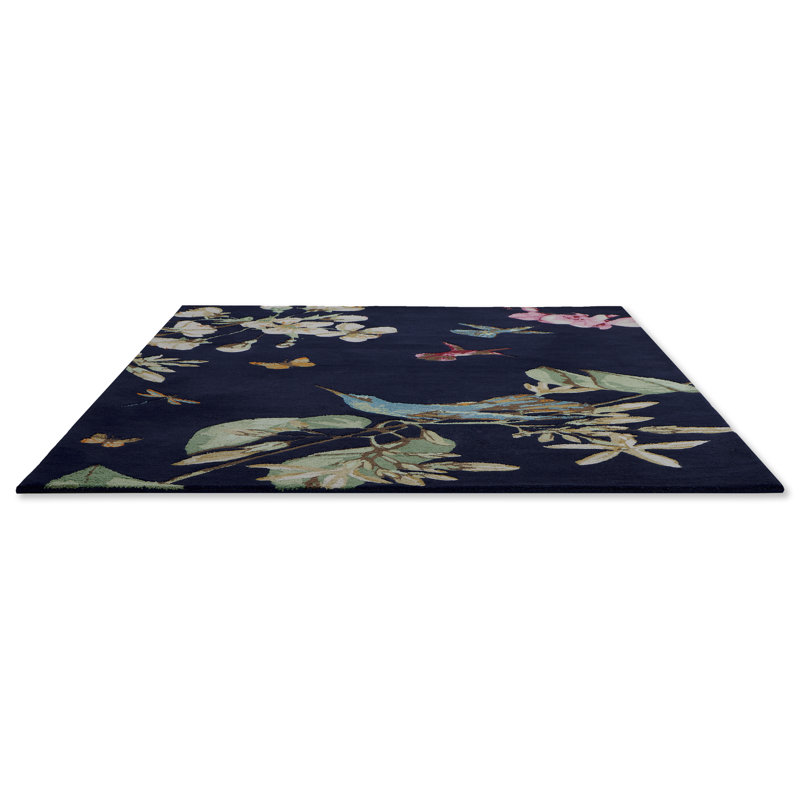 Floral Area Rug, Rectangle 5'7" x 7'10"