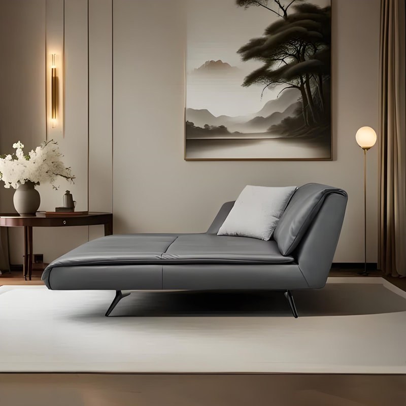 Chaise longue simple, décontractée et élégante, Orienté à droite