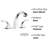 Widespread 2-handle Bathroom Faucet with Drain Assembly