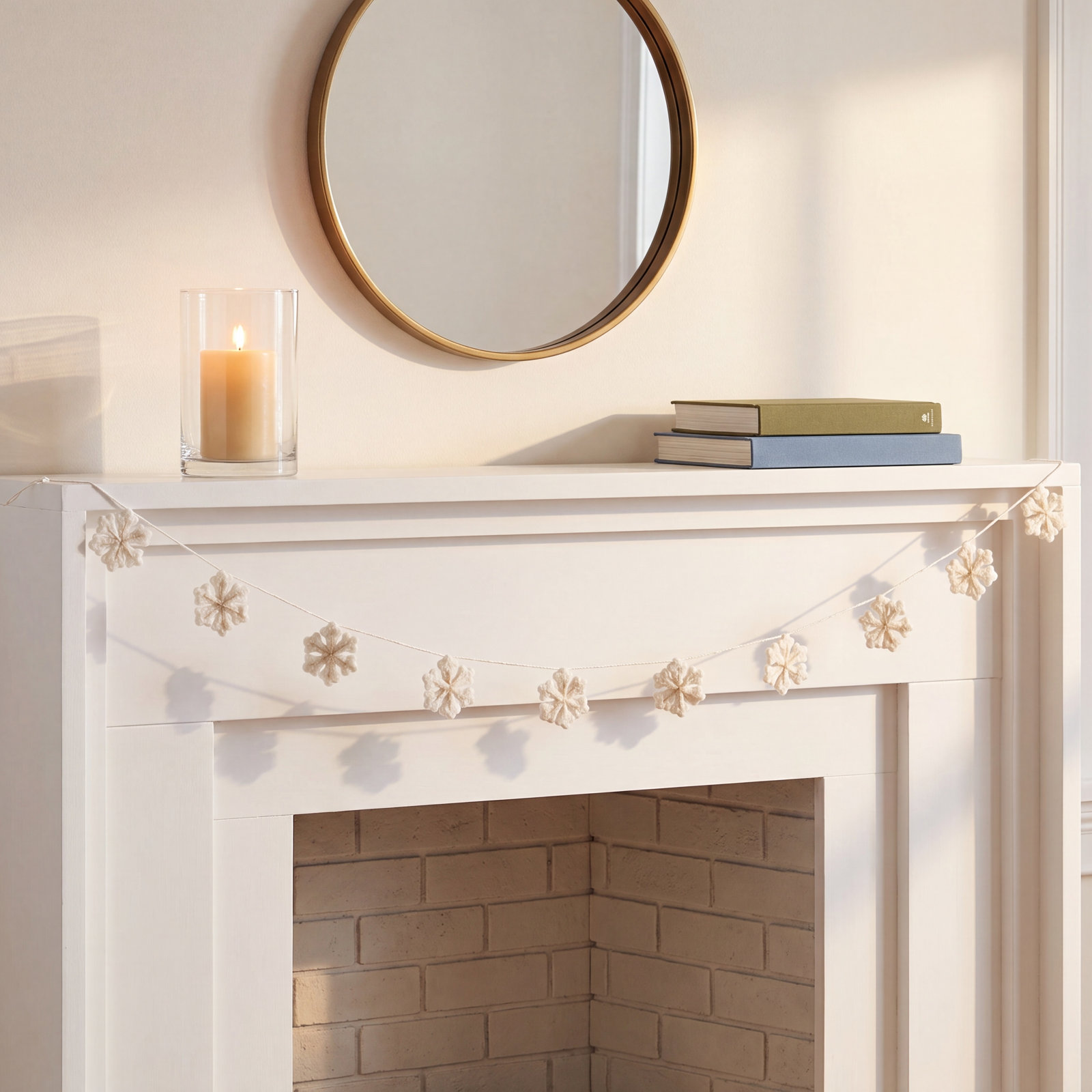 Sandroyd White Figurine Novelty Garland