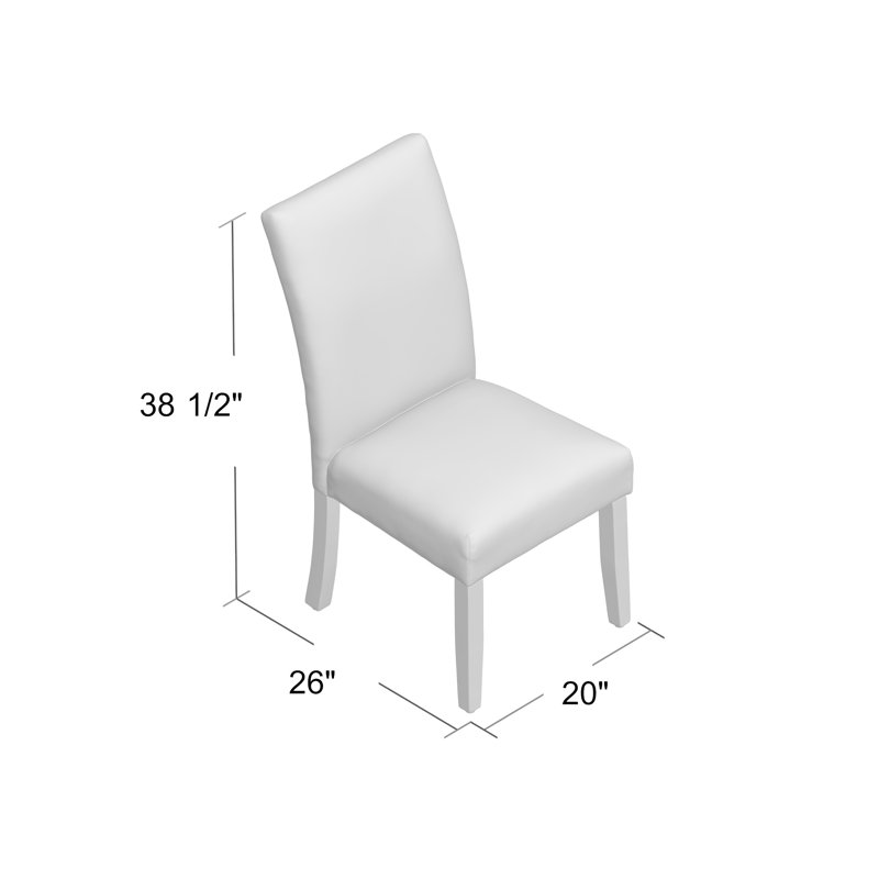 Iyanna 18.5' H Upholstered Dining Side Chair, Beige, À gros carreaux bleus