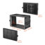 Étui de rangement 6U, profondeur de 12 po, étagère peu profonde avec compartiment pour microphone, fabrication en polyéthylène, loquets encastrés, installation facile pour amplificateur, profondeur interne de 8,7 po-130677075