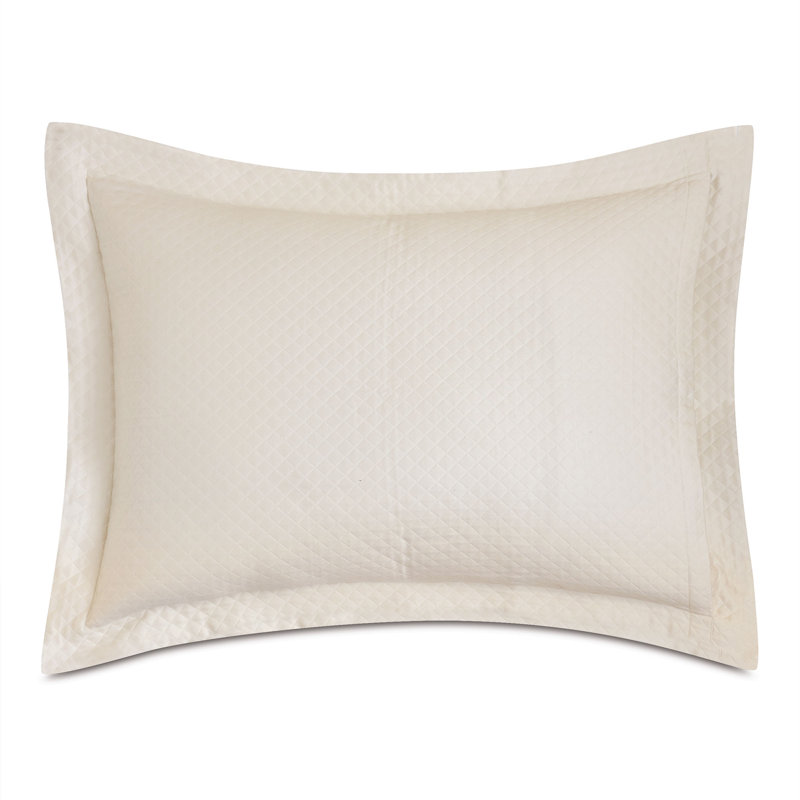 Matera Pillow Sham, Ivory, Standard