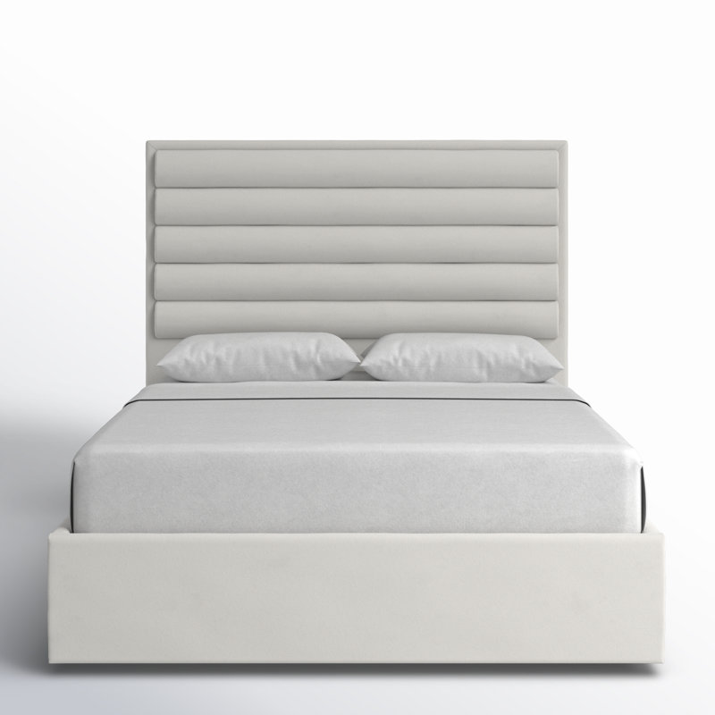 Upholstered Panel Bed, Queen