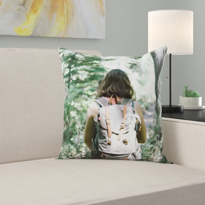 Hiker Throw Pillow