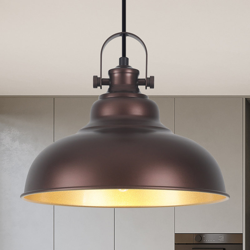 Bronze Pendant Lights,2 Pack Kitchen Island Lighting, Farmhouse Pendant Light Fixtures Pendant Light for Kitchen Island, Dining Room, Bedroom