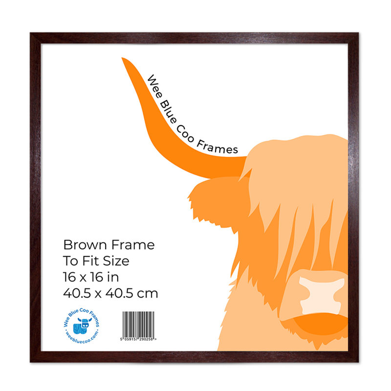 Picture Frame, Brown, 45.5cm H x 45.5cm W