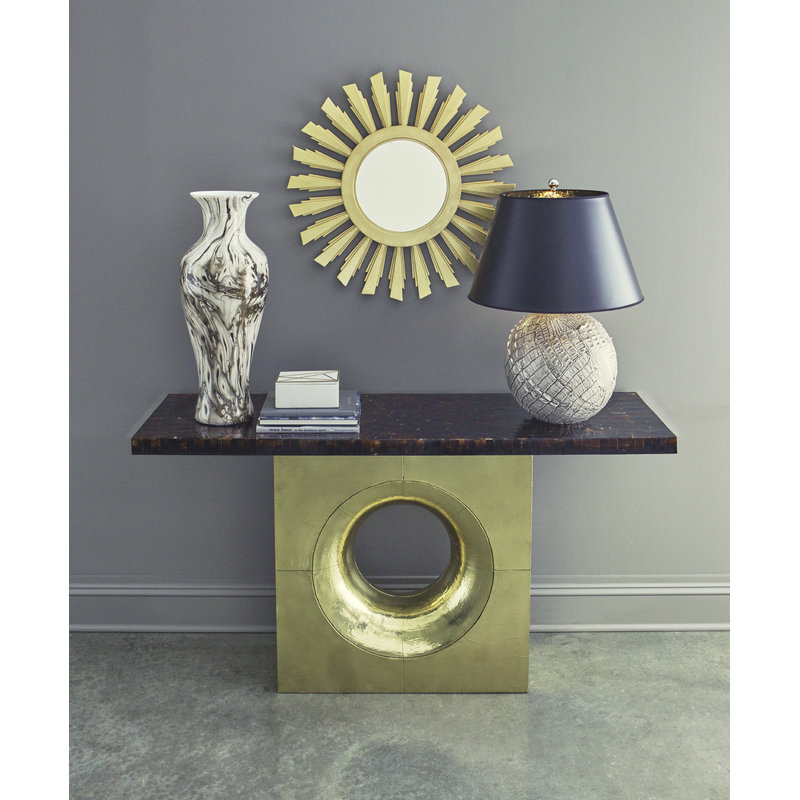 Calacatta Glass Table Vase