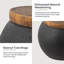 Table d'appoint en béton Kamsville-1243255349