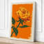 Yellow Rose Rising Botanical - Wrapped Canvas-131764627-131764621