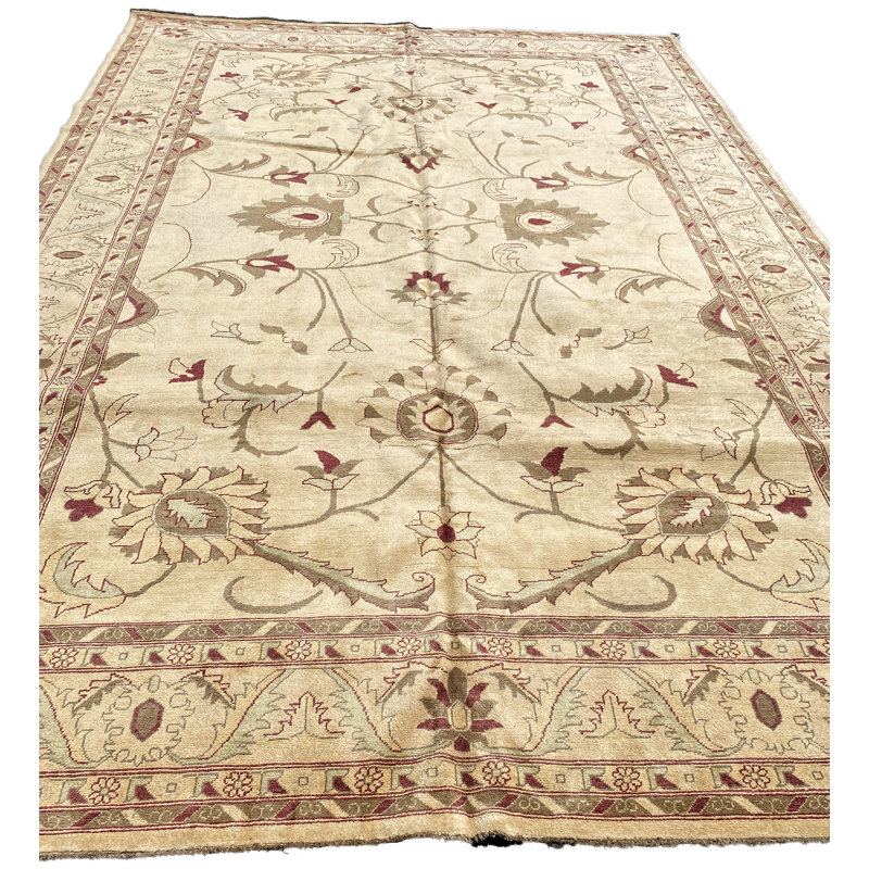 Wool Floral Indoor Rug