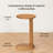 Veta Solid Wood C-shaped End Table-1916876922