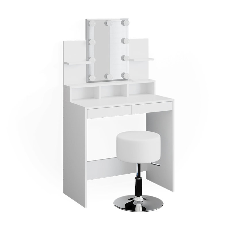 Lacey-Jade Dressing Table with Mirror