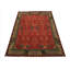 Tapis oriental multicolore en laine touffeté à la main-820718749