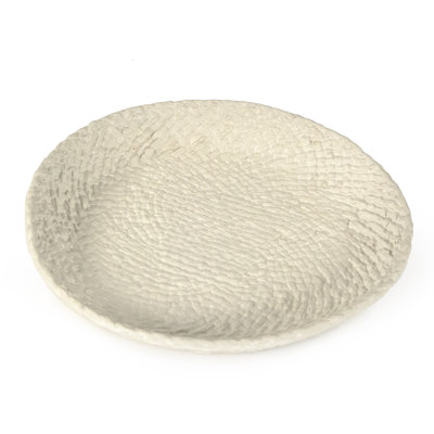 Cross Weave Ceramic Platter
