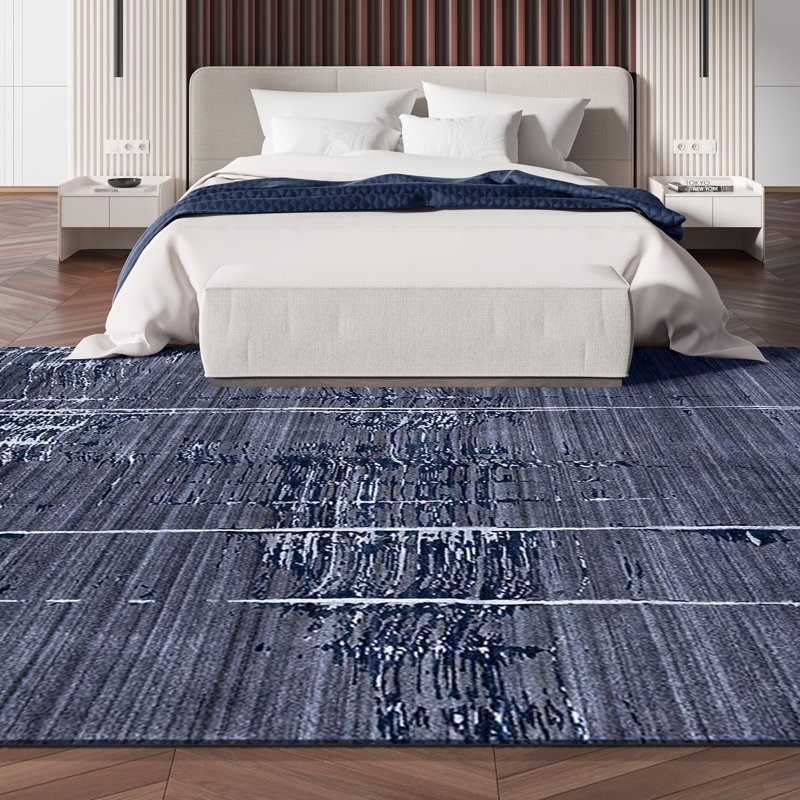 Area Rug in Charcoal, Rectangle 10' x 14'