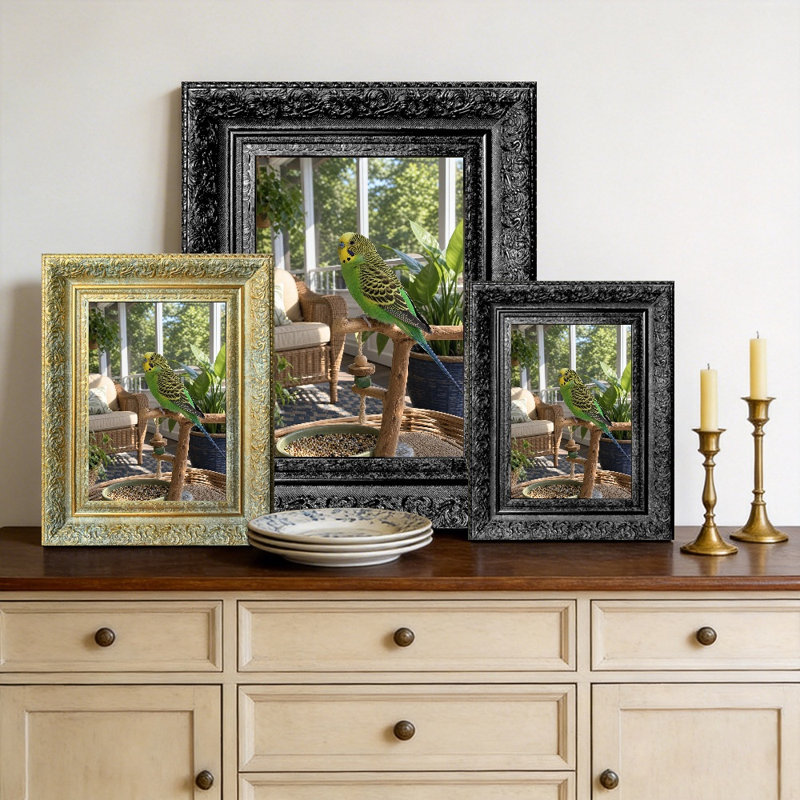 Cadre photo paysage 5 pièces x 7 po 1PC noir pour cadeaux de Noël, Black, 1, 5" W x 7" H