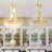 24 Inch Gold Six Tier Crystal Empire Chandelier with Cascading Beads for Grand Living Dining and Foyer Ambiance-165656417