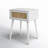 Solid Wood End Table with Storage-1704392156