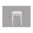 3Pc Vanity Table And Stool Set Built-In Led-Lit Mirror Matching Cushioned Stool Gold-Accented Handles Wooden Home Furniture-1875730130