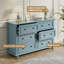 Commode double 6 tiroirs 47,2 po Amarilys-335585533