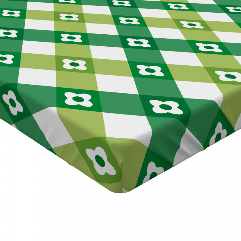 Microfiber Geometric Fitted Sheet, Full Fitted Sheet