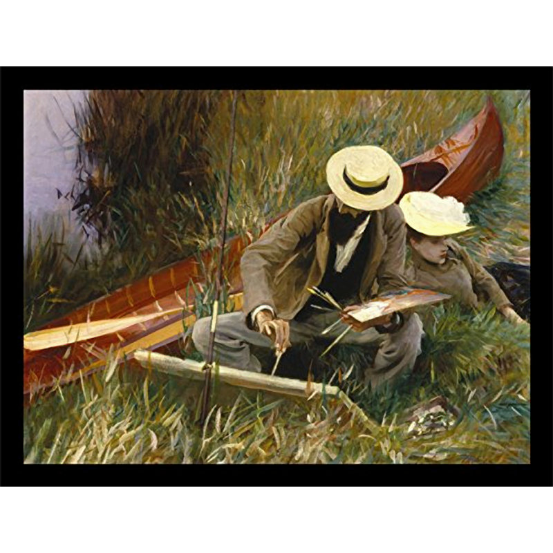 Une étude sur les portes d’armoire 1889 par John Singer Sargent-reproduction d’art sur papier encadrée