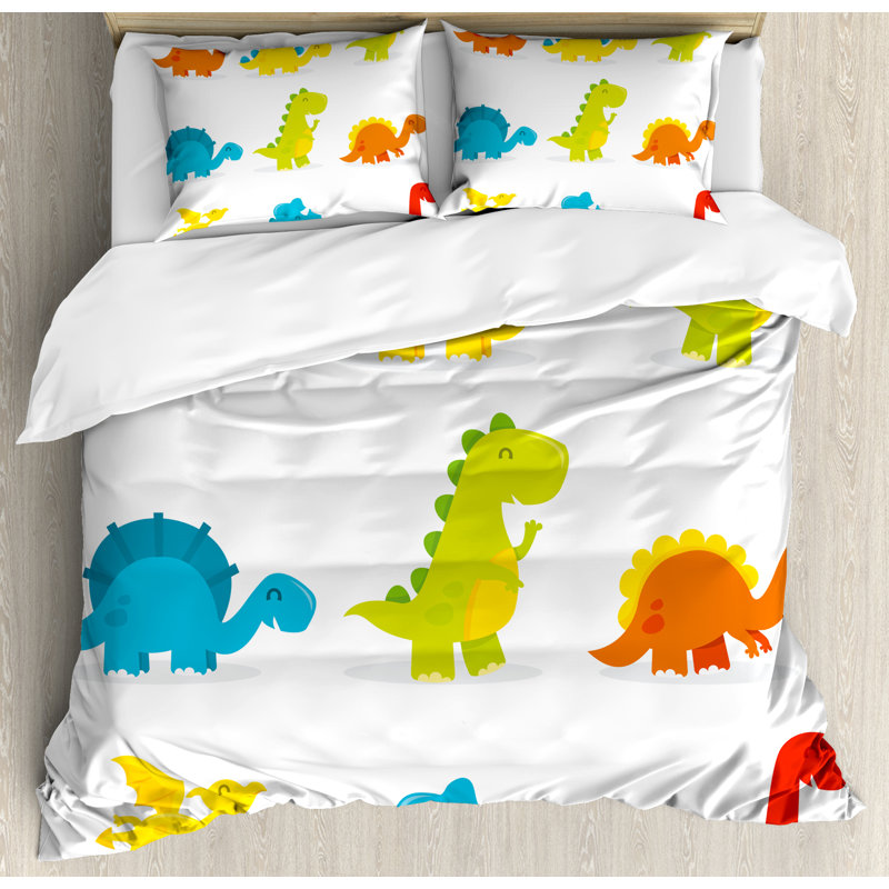 Ensemble de housse de couette dinosaur, Très grand
