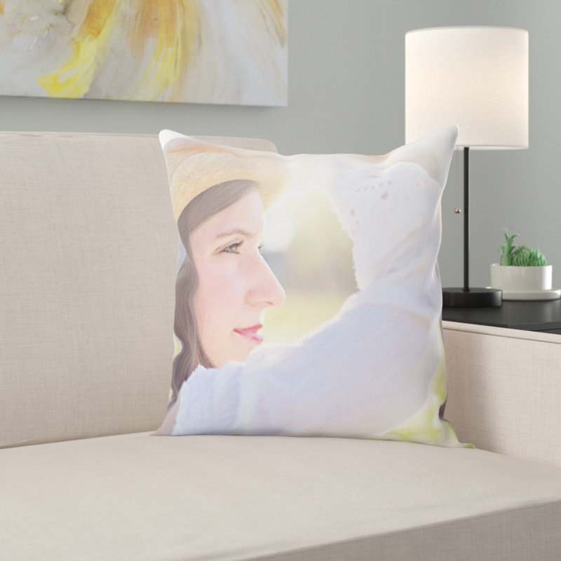 Coussin décoratif belle femme