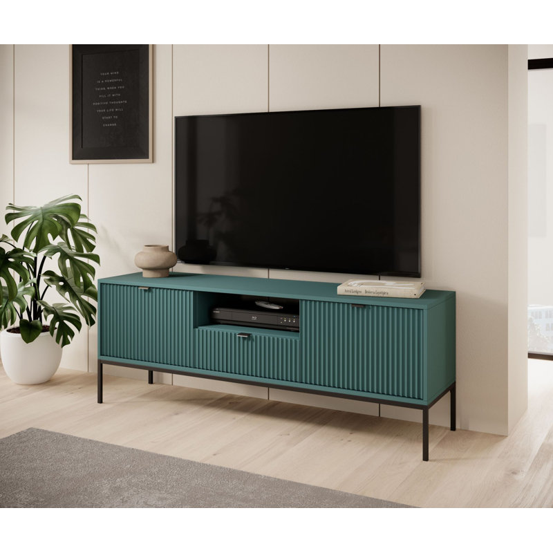 Unfinished TV Stand, Green