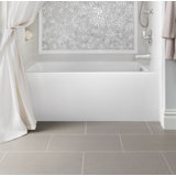 Sydney 60" x 30" Alcove Soaking Acrylic Bathtub