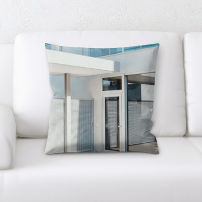 Microsuede Reversible Throw Pillow