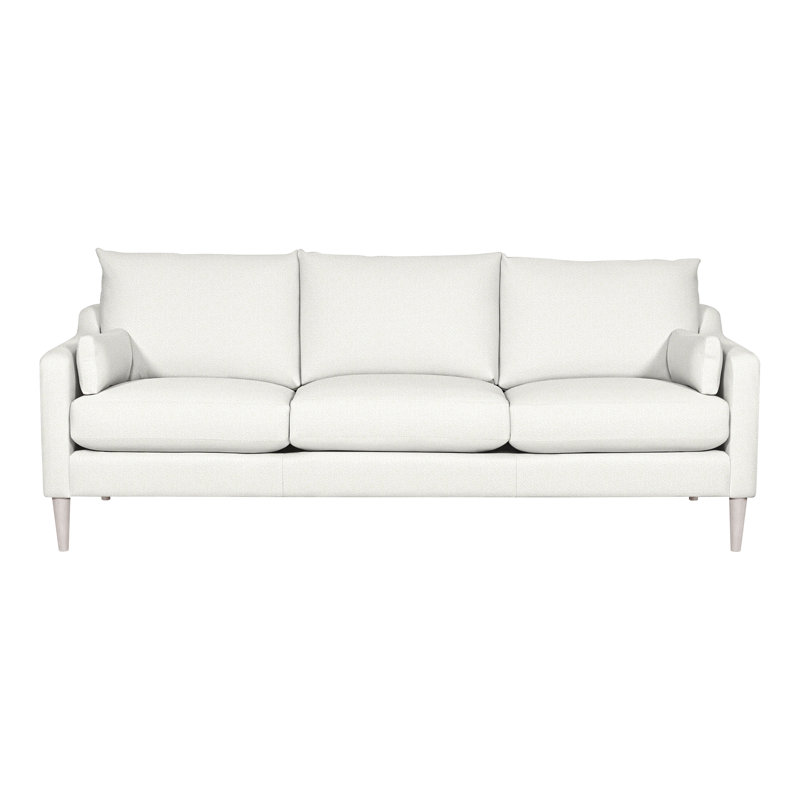 Canapé Thea, Mélange de polyester peau de mouton Kempsey, Gris colombe