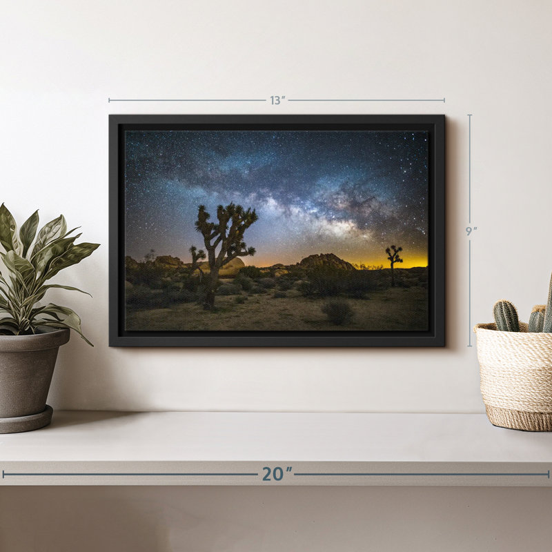 Impression sur toile Galaxy Sky, H 9 po x l 13 po