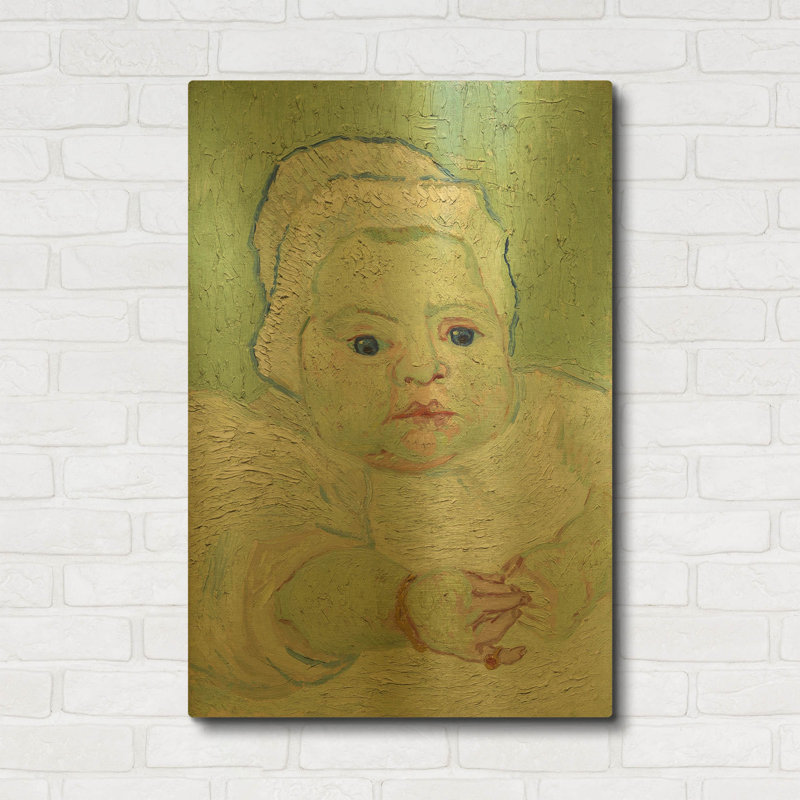 «Roulin» par Vincent Van Gogh, art mural en métal doré, 24 po x 36 po, 24 po x 36 po