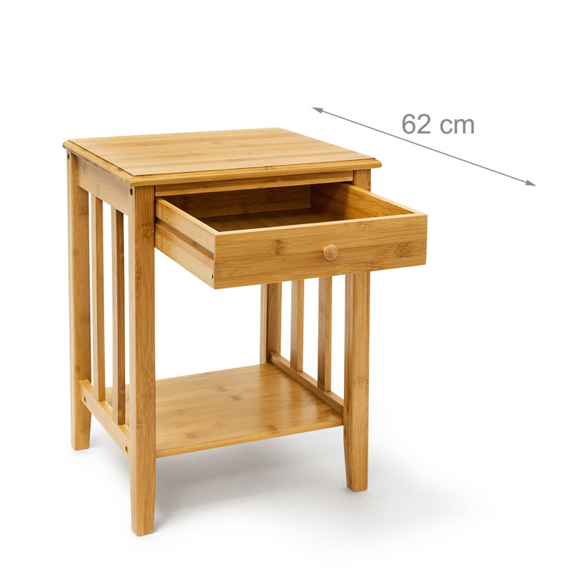 Dissay 40.5 cm W Bedside Table