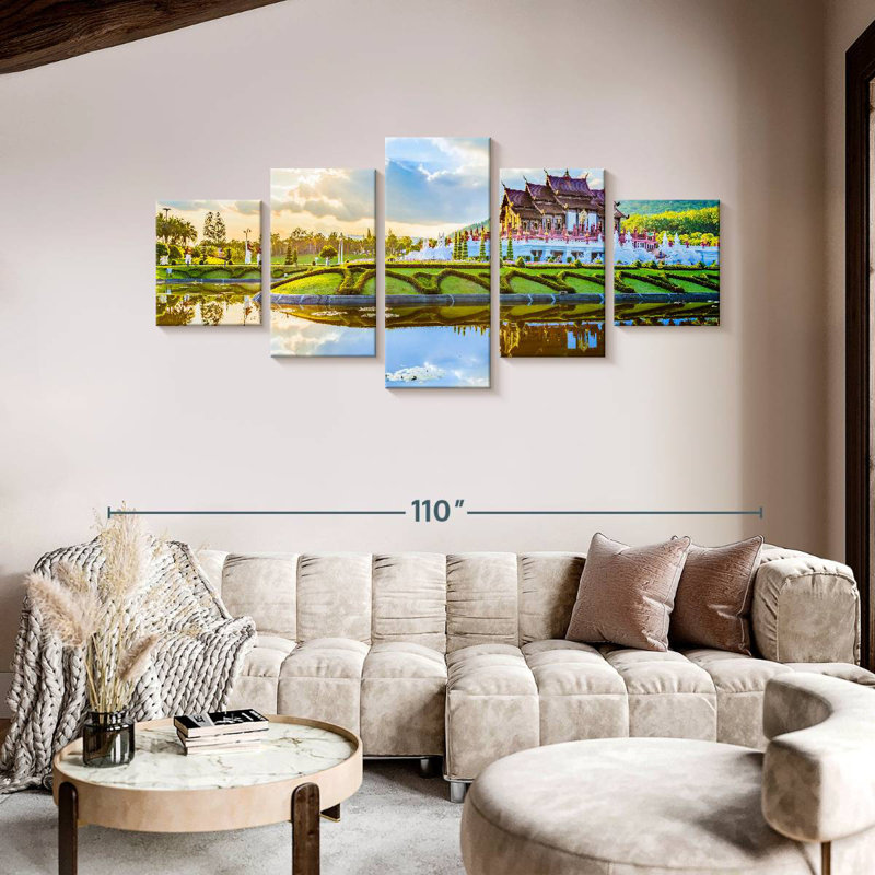 Rajapruek Royal Park, 42" H x 92" W
