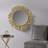30.5"Eden Gingko Leaf Round Wall Mirror-1932835420
