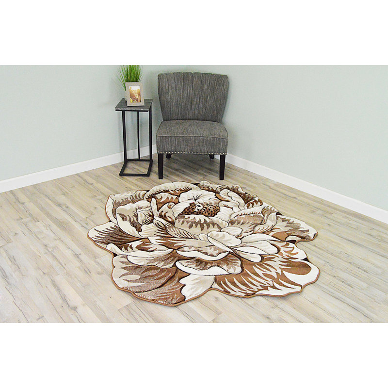 Floral Indoor Rug, Novelty 2'7"