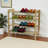 Baca 12 Pair Stackable Solid Wood Shoe Rack