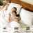 Frida Queen Solid Wood Platform Bed Frame with Tall Headboard, Caramel - 800lbs Easy Assembly-908274703-908274702