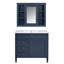 Meuble-lavabo 36 po avec lavabo en céramique et armoire à pharmacie-443345232