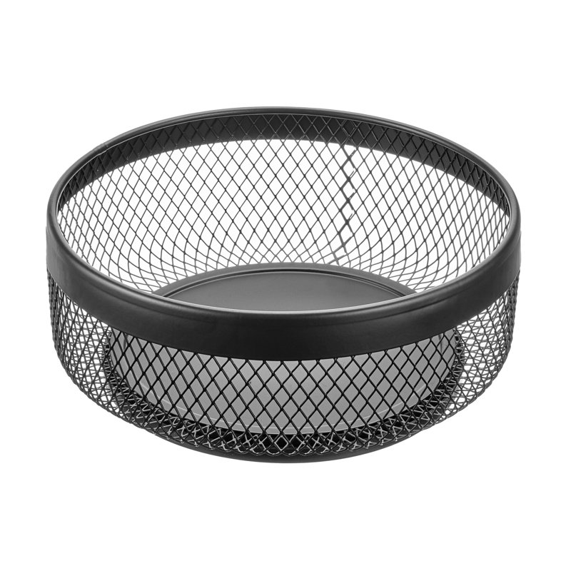 Coussin 9 "Meshi, Noir mat