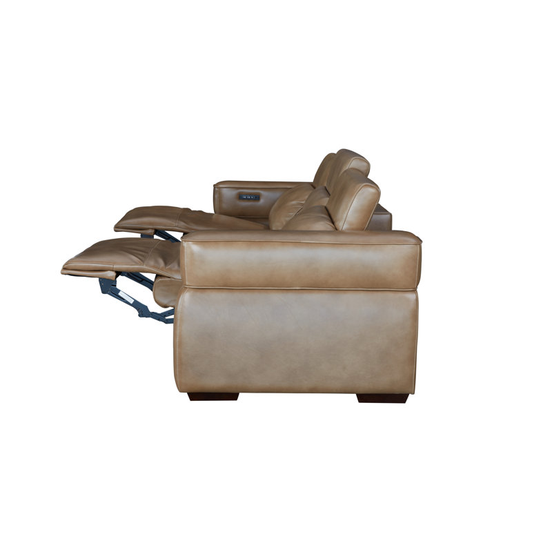 Matteo Reclining Sofa, LE0604 Genuine Leather