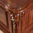 American simple solid wood carving coffee table